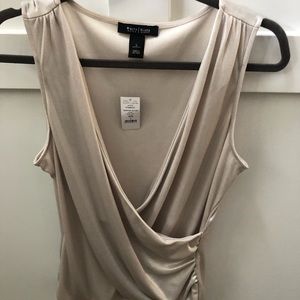 White House Black Market sleeveless dress top